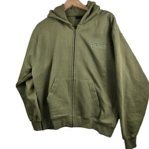 Vintage Star Wars Yoda Celebration III Hoodie Mens Size L Green 2005